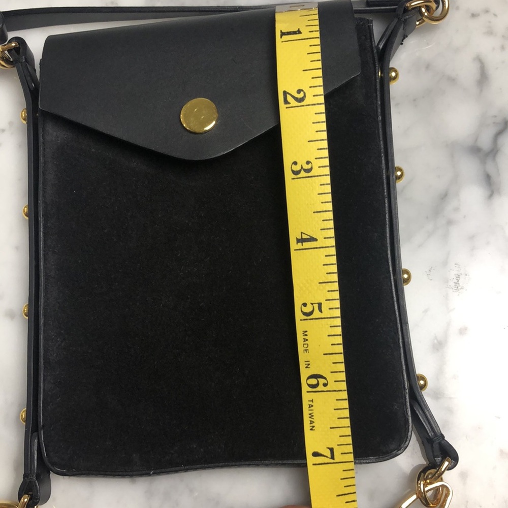 Isabel Marant suede and leather Black Crossbody Bag Size 7”X 5”1/4 inches - Picture 11 of 16